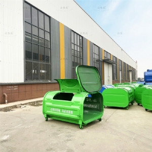 3方可移動(dòng)勾臂垃圾箱綠