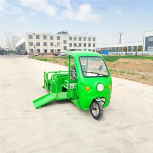 四桶門(mén)板帶棚電動(dòng)三輪保潔車(chē)