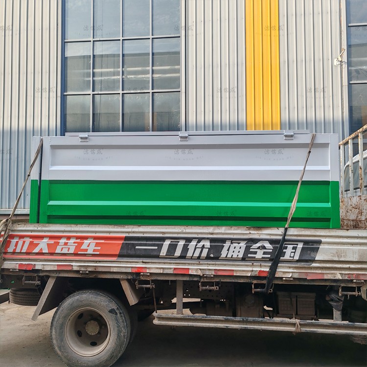 一個(gè)建筑垃圾箱發(fā)往濟(jì)寧梁山