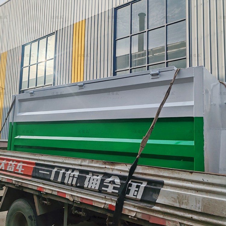 一個(gè)建筑垃圾箱發(fā)往濟(jì)寧梁山