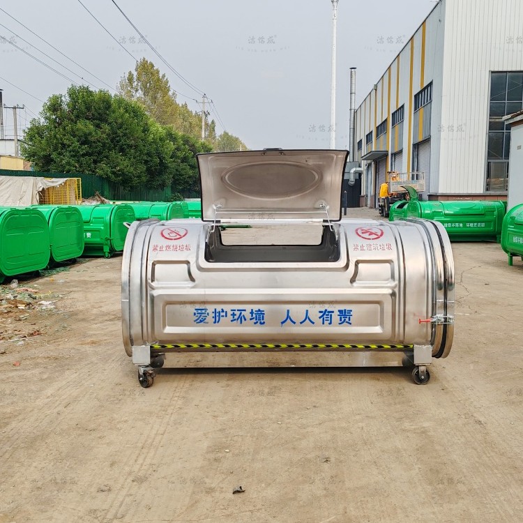 不銹鋼垃圾箱可以做壓膜的嗎？